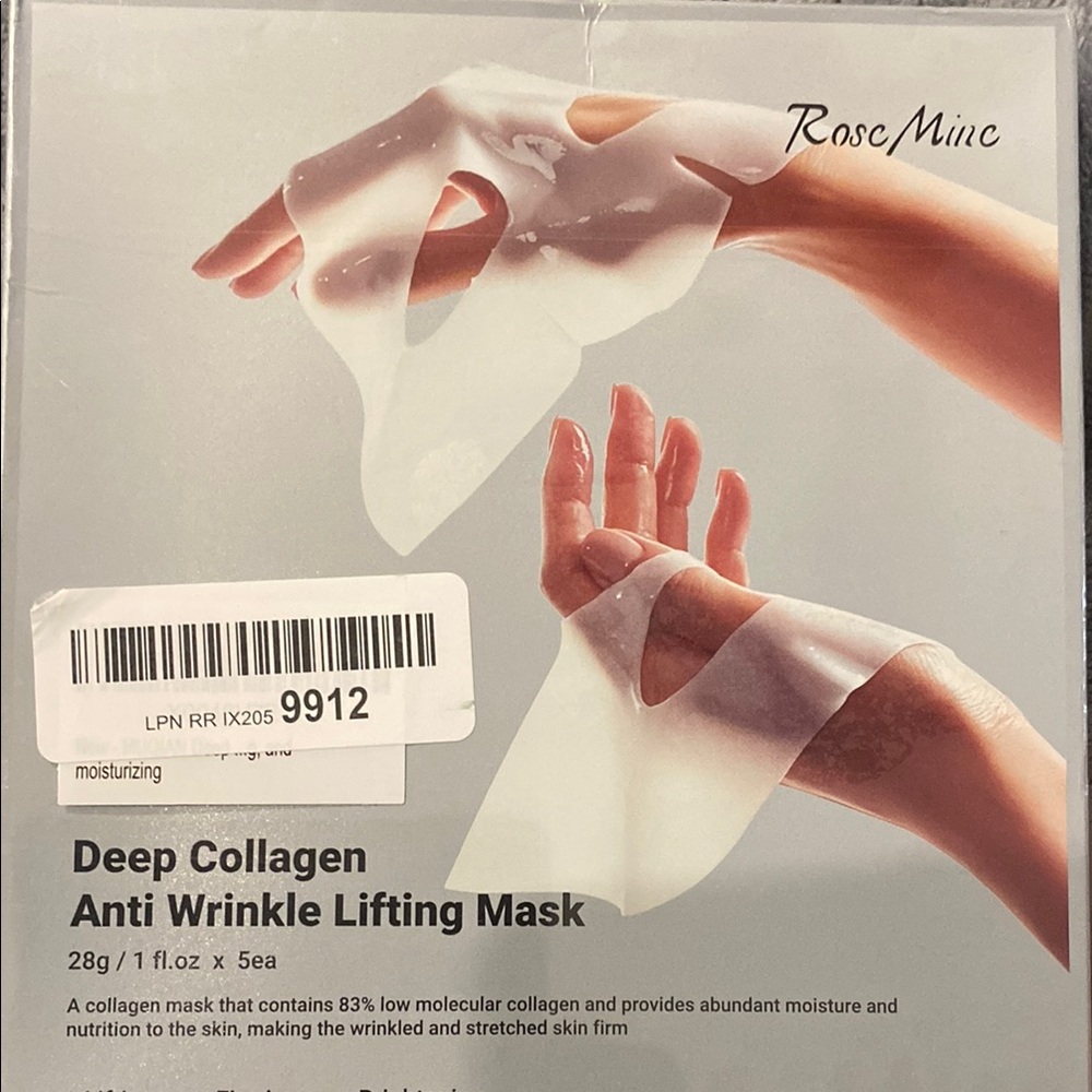 Deep Collagen Anti Wrinkle Lifting Mask - White